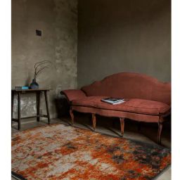 Ddecor Rugs Orange Polyester Abstract Rugs-picture-27