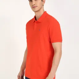 Calvin Klein Jeans Red Alert Cotton Regular Fit Polo T-Shirt image 3