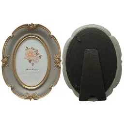 Art Street Grey Mdf Oval Shape Table Photoframe image 3