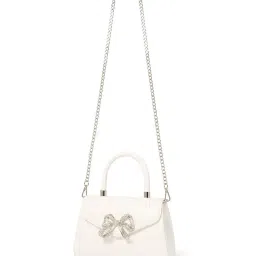 Forever New Pu White Women Handheld Handbags image 3