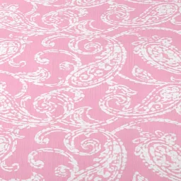 Ariana SORRENTO Pink Cotton 144 TC Double Size Bedsheet With 2 Pillow Covers image 3