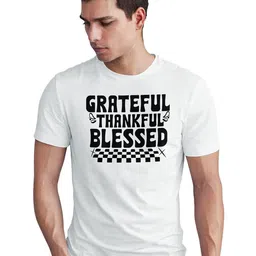 Seekbuylove Typography Printed Round Neck Pure Cotton Bio Finish T-shirt-picture-38