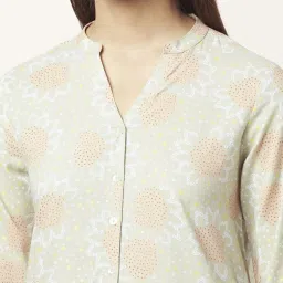 Akkriti by Pantaloons Beige Printed Tunic image 5