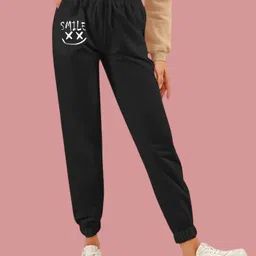 SAAHASAM Women Printed Relaxed Loose Fit Joggers Mid-Rise Joggers-picture-38