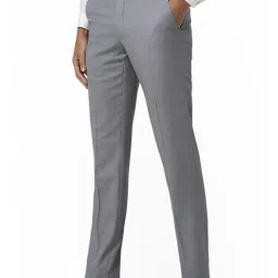 Van Heusen Grey Slim Fit Trousers image 3
