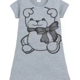 Todd N Teen Kids Grey Cotton Printed Nighty-picture-30