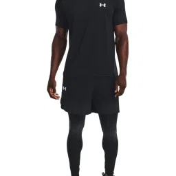 Under Armour Black Regular Fit Printed Sports T-Shirt image 5