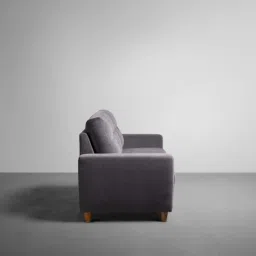 Sleepyhead Yolo Sesame Grey Fabric 3 Seater Sofa image 3