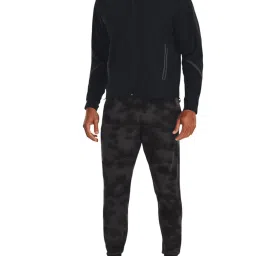 Under Armour Grey Regular Fit Printed Sports Joggers image 5