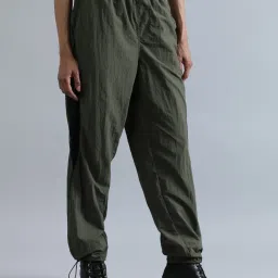 Bene Kleed Olive Relaxed Fit High Rise Joggers image 3