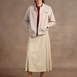 U.S. Polo Assn. White Graphic Print Jacket image 3