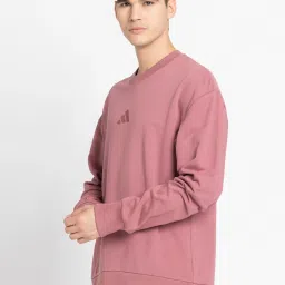 Adidas Pink Regular Fit Sweatshirt image 3