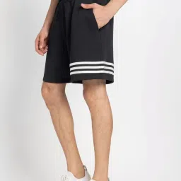 Adidas Originals Black Loose Fit Shorts image 3