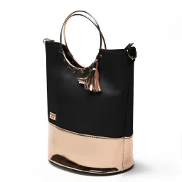 Modern Myth Spotlight Black Medium Bucket Handbag image 3