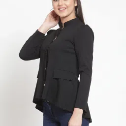 KASSUALLY Black Relaxed Fit Tailored Jacket image 3
