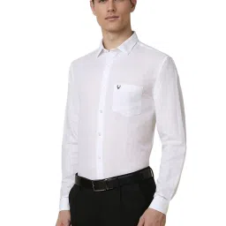 Allen Solly White Slim Fit Shirt image 3