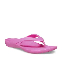 Crocs Women's KadeeII Electric Pink Flip Flops image 3