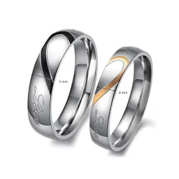 Peora Valentine's Day Hamper of Couple Ring with Red Rose Box image 3