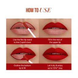 MyGlamm LIT Matte Liquid Lipstick Swinger - 1.6 ml image 5