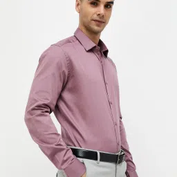Code By Lifestyle Pink Slim Fit Shirt image 3