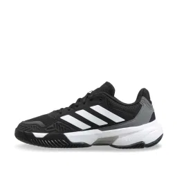 Adidas Men's CourtJam Control 3 Black Tennis Shoes image 3