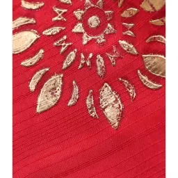 TWISHA Kids Red & Yellow Printed Top with Dhoti image 5