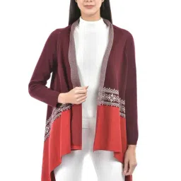 American Eye Wine Self Design Shrug-image-54