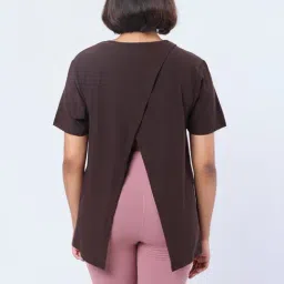 BlissClub Women Brown The Breezy Two way Top image 2