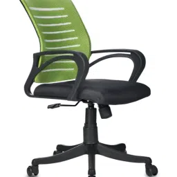 Adiko Systems Green & Black Superb Mesh Chair image 2
