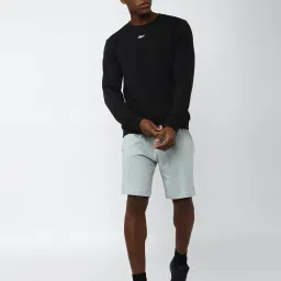 Reebok Jet Black Regular Fit Sports Jacket image 5