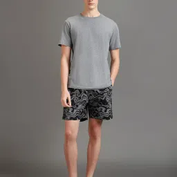 Bewakoof Black Regular Fit Printed Boxers image 5