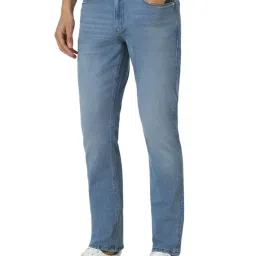 Van Heusen Blue Cotton Regular Fit Jeans image 3