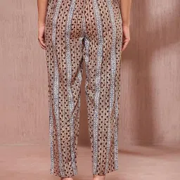 Fabindia Multi Cotton Regular Fit Printed Pant image 3