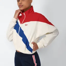 Reebok White & Red Printed Jacket image 3