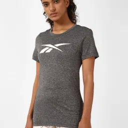 Reebok Grey Printed T-Shirt image 3