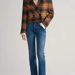 Gant Brown Chequered Blazer image 3