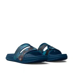 Under Armour Women's Ansa Studio Graphic Blue Slides image 3