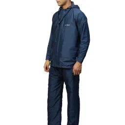 Citizen Blue Polyester Regular Fit Raincoat Set image 3