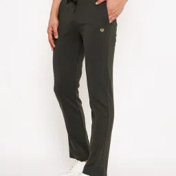 Duke Dark Olive Regular Fit Trackpants image 3