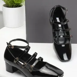 Elle Women's Black Casual Pumps-picture-26