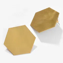 Sohi Gold Plated Designer Stud Earrings image 3