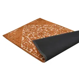 Presto Gold & Beige Polyester Traditional Carpet image 4