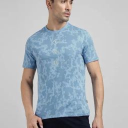 Royal Enfield Blue Solid Short Sleeves T-Shirt-picture-39