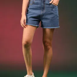 Kotty Blue Regular Fit Shorts-picture-23