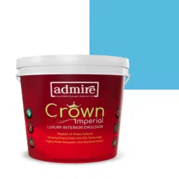 ADMIRE PAINTS CROWN IMPERIAL Luxury Interior Emulsion 10 L Capacity Electric Azure-N-picture-31