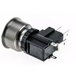 RS PRO Illuminated Push Button Switch Maintained 25.2 mm SPDT White LED 250/125 V AC, 1758161 image 3