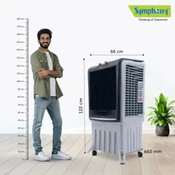 Symphony Silenzo 100 Desert Air Cooler 100 L 170 W, Grey image 5