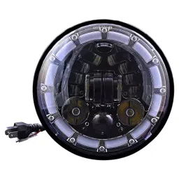 Allextreme 60 W and 17.7 cm (7 inch) Round LED Headlight with High and Low Beam for Thar, Bullet Classic, Standard, Thunderbird, HC-C133-picture-33