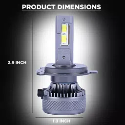 Allextreme 130 W 19800 lm and 6000 Kelvin Universal Fit LED Headlight for All Cars, K18-H1 (Pack of 2) image 4