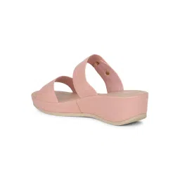 Bata Comfit Women's Pink Wedges Sandals image 3